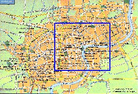 mapa de Xangai em ingles