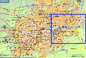 mapa de Xangai em ingles