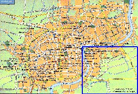 mapa de Xangai em ingles