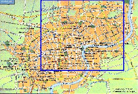 mapa de Xangai em ingles