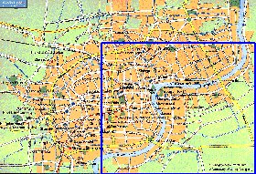 mapa de Xangai em ingles