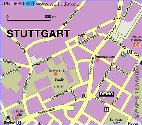 carte de Stuttgart