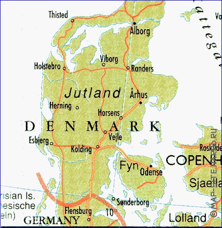 mapa de Suecia em ingles