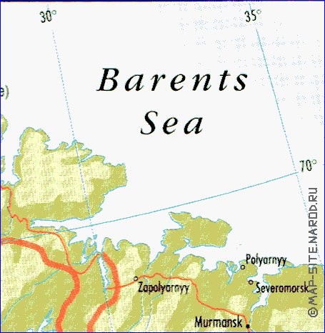 mapa de Suecia em ingles