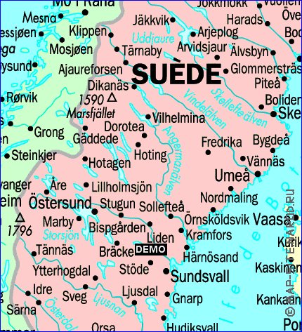 carte de Suede