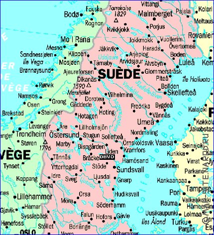 carte de Suede