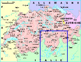 Administratives carte de Suisse