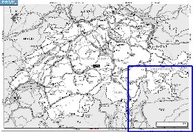 carte de Suisse en anglais