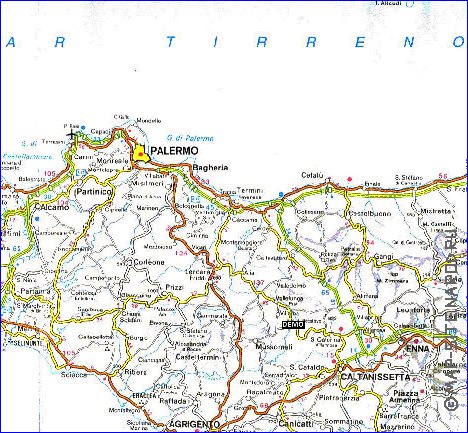 carte de Sicile