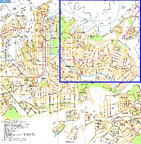 mapa de Sydney em ingles