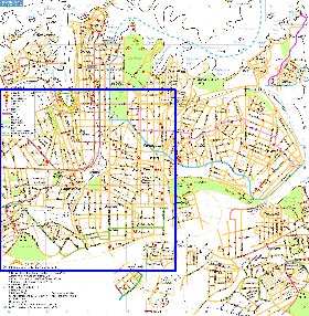 mapa de Sydney em ingles