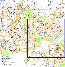 mapa de Sydney em ingles