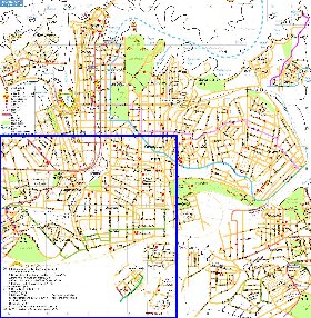 mapa de Sydney em ingles