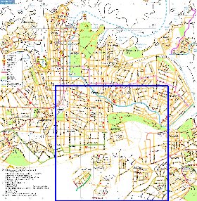 mapa de Sydney em ingles