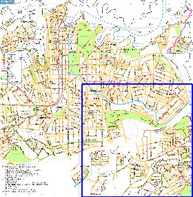 mapa de Sydney em ingles