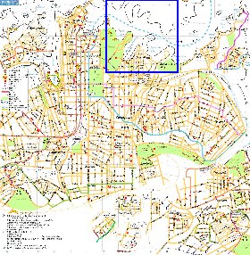 mapa de Sydney em ingles