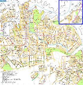 mapa de Sydney em ingles