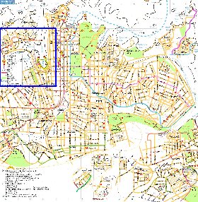 mapa de Sydney em ingles