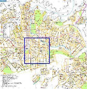 carte de Sydney en anglais