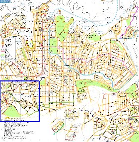 mapa de Sydney em ingles