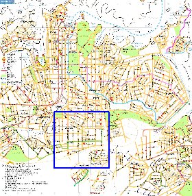 mapa de Sydney em ingles