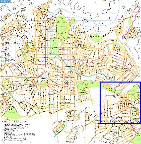 mapa de Sydney em ingles