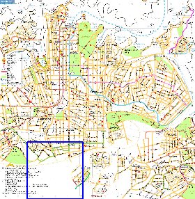 mapa de Sydney em ingles