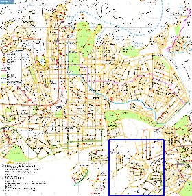 mapa de Sydney em ingles