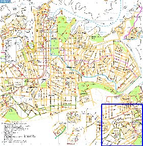 mapa de Sydney em ingles