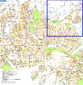 mapa de Sydney em ingles