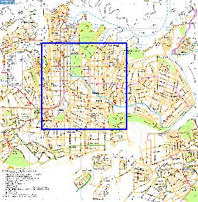 carte de Sydney en anglais