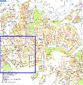 mapa de Sydney em ingles