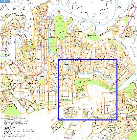 mapa de Sydney em ingles