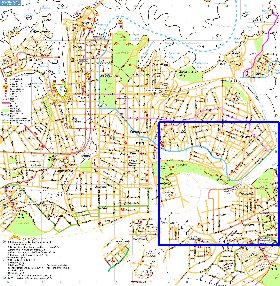 mapa de Sydney em ingles