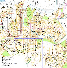 mapa de Sydney em ingles