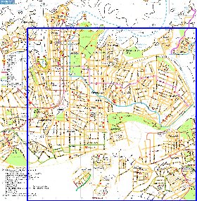 mapa de Sydney em ingles