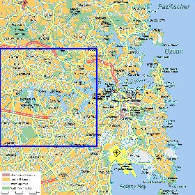 carte de Sydney en allemand