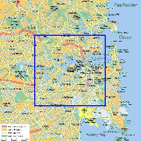 carte de Sydney en allemand