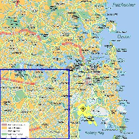 carte de Sydney en allemand