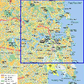 carte de Sydney en allemand