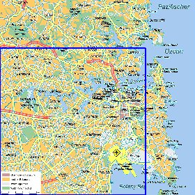 carte de Sydney en allemand