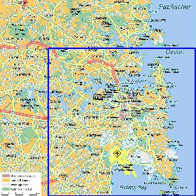 mapa de Sydney em alemao