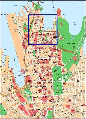 mapa de Sydney