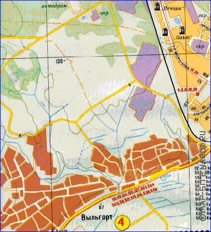 Transport carte de Syktyvkar