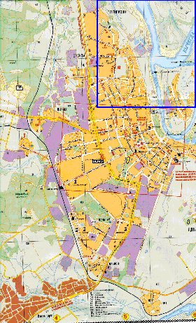 Transport carte de Syktyvkar