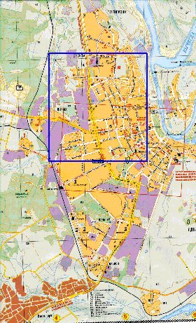 Transport carte de Syktyvkar