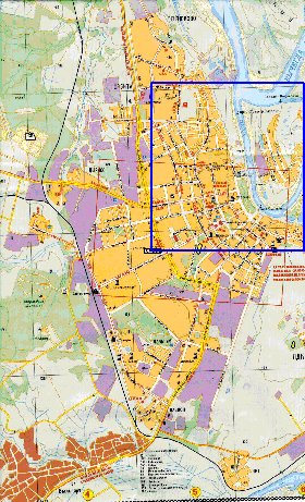 Transport carte de Syktyvkar