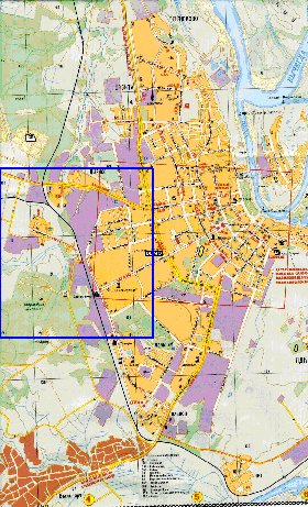 Transport carte de Syktyvkar