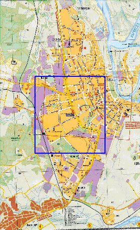 Transport carte de Syktyvkar