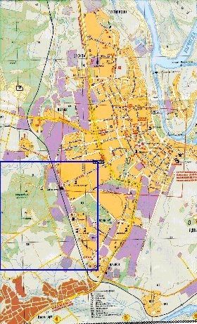 Transport carte de Syktyvkar